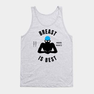 Mens Breaststroke Is Best Swimming Fan Gift Tank Top